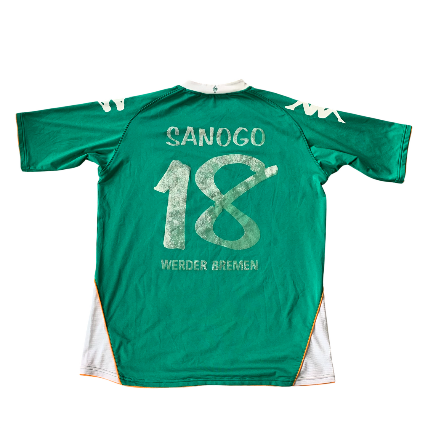 Werder Bremen Trikot 2007/08 Heim Sanogo #18 (XXL) Kappa