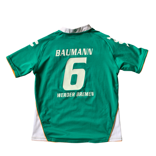 Werder Bremen Trikot 2008/09 Baumann #6 (152) Kappa