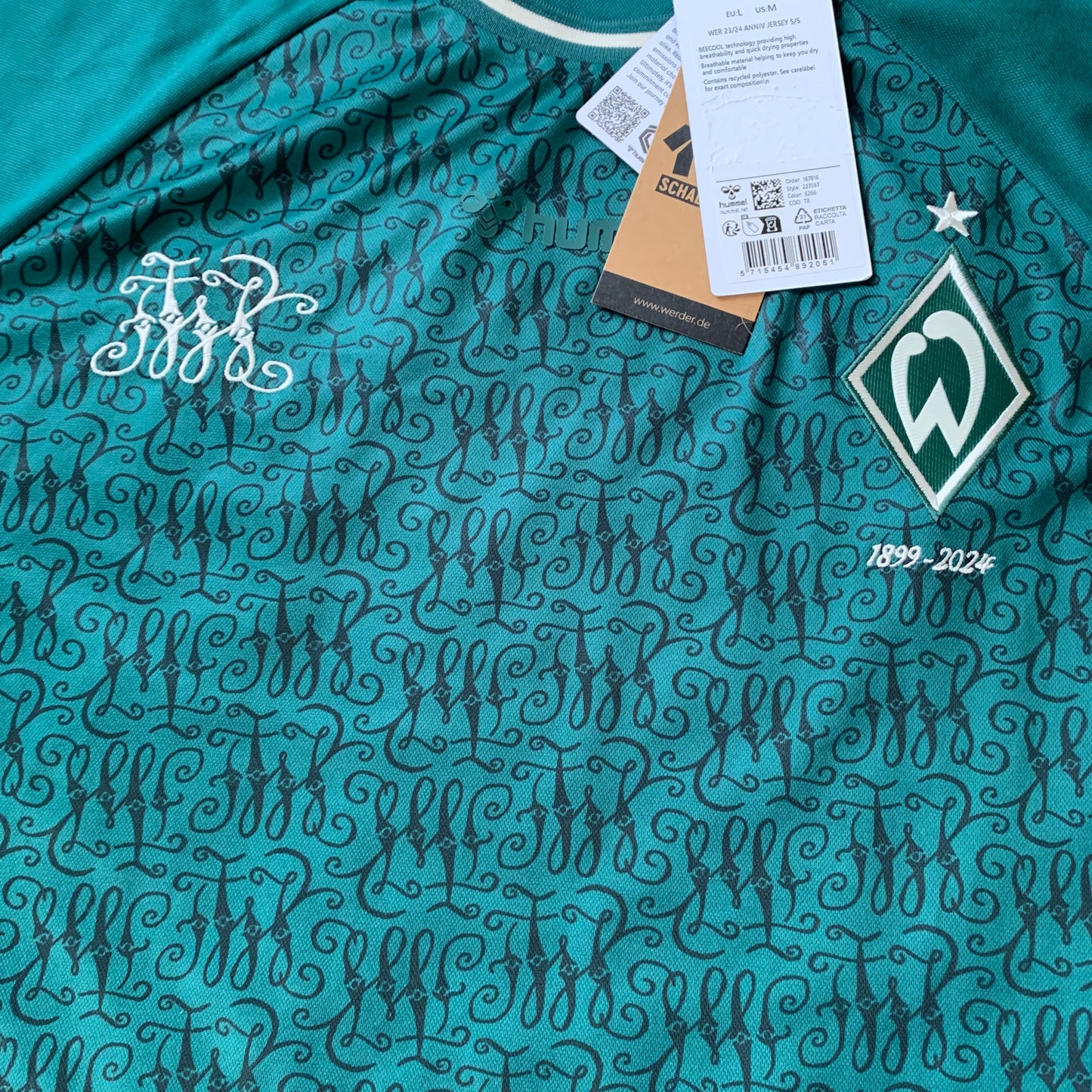 Werder Bremen Trikot 2023/24 '125 Jahre Trikot' Rohling (L) Hummel