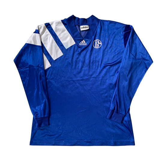 FC Schalke 04 Trikot 1994/95 Langarm #10 (L) Adidas Euqipment
