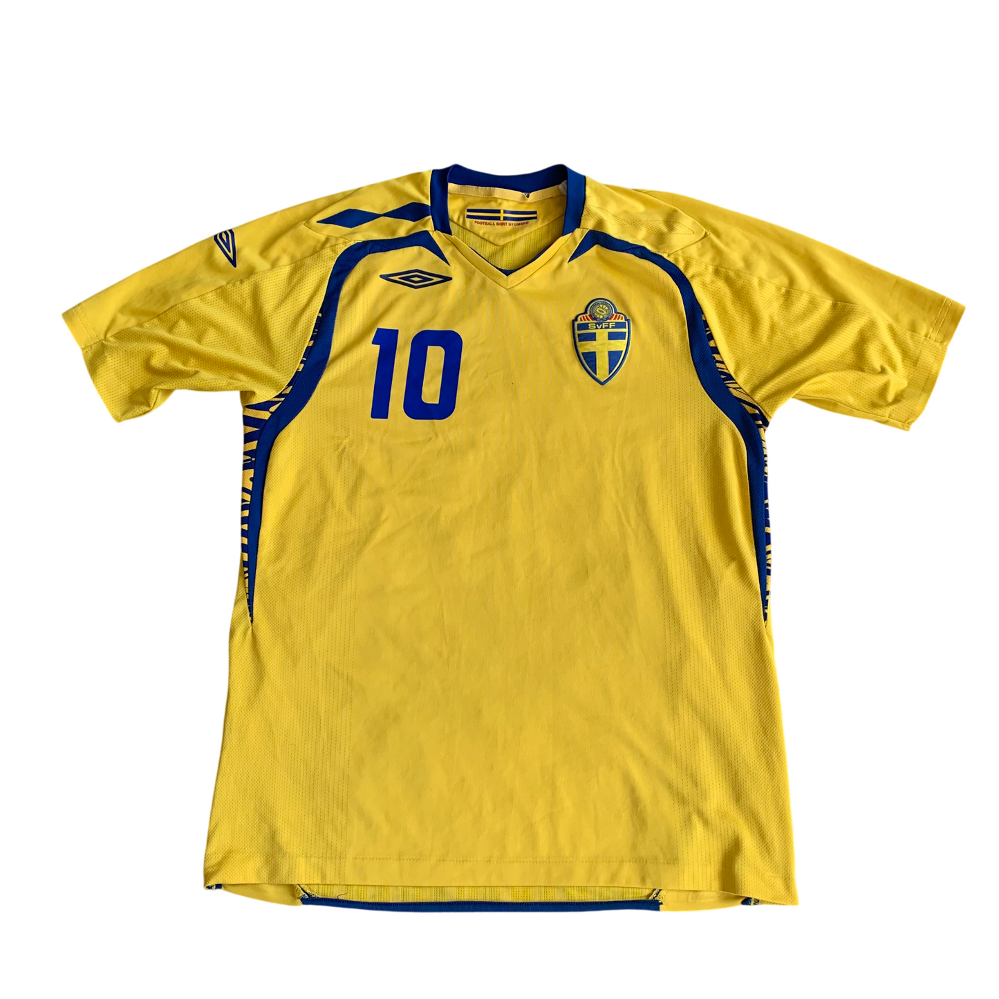 Schweden Trikot EM 2008 Heim Ibrahimovic #10 (L) Umbro