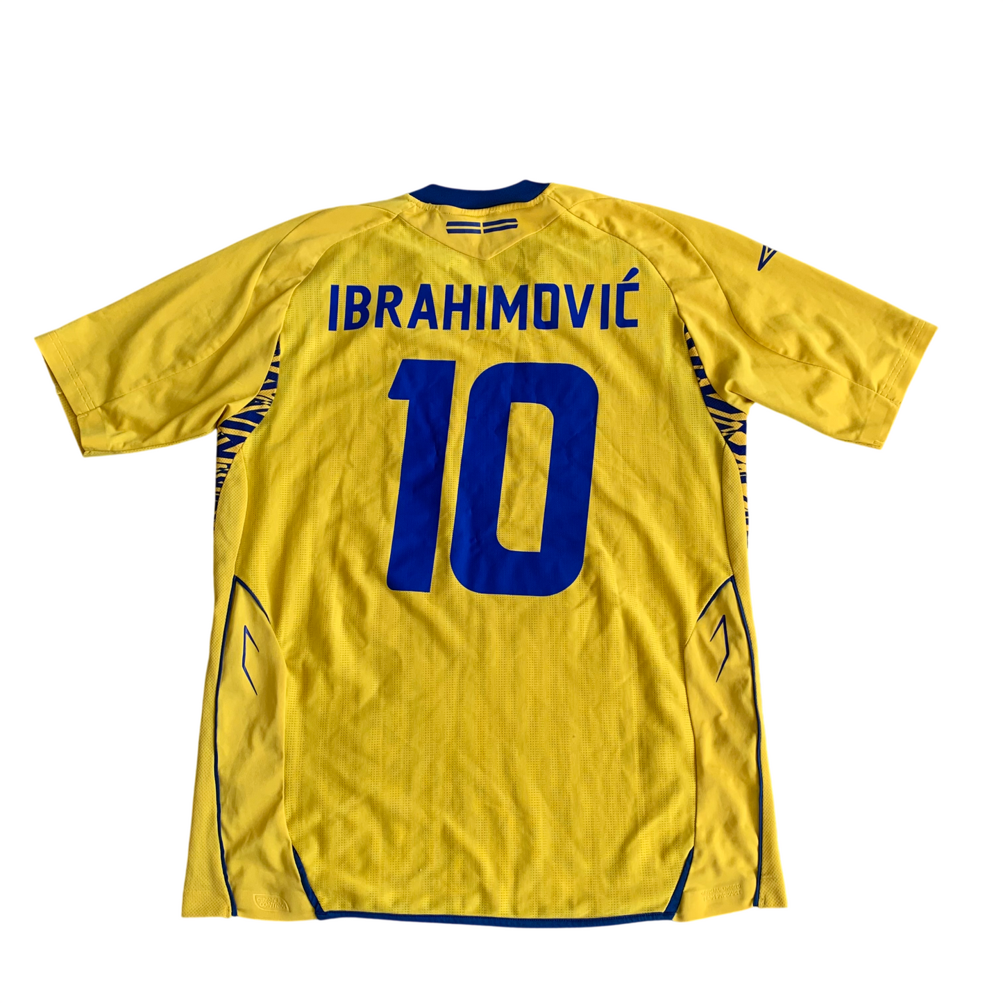 Schweden Trikot EM 2008 Heim Ibrahimovic #10 (L) Umbro
