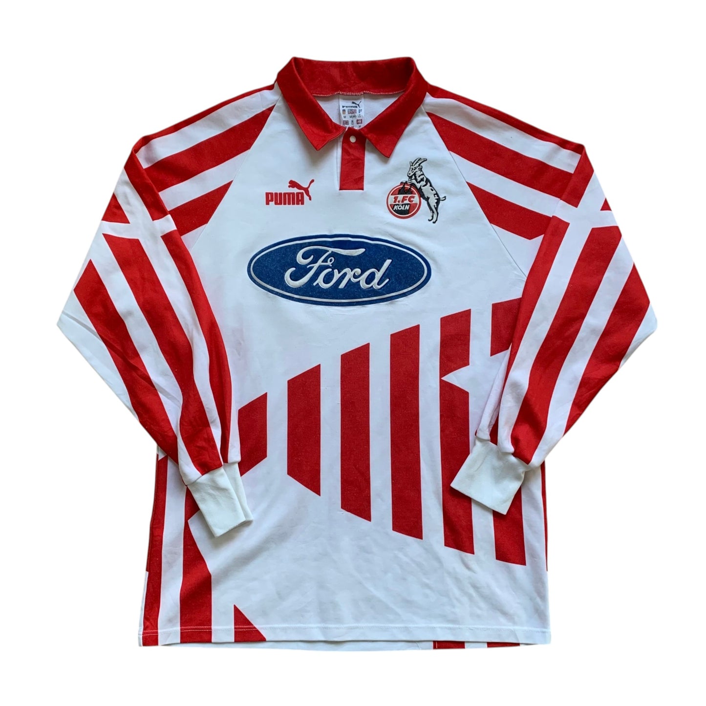 1. FC Köln Trikot 1994/95 Heim Langarm (M) Puma