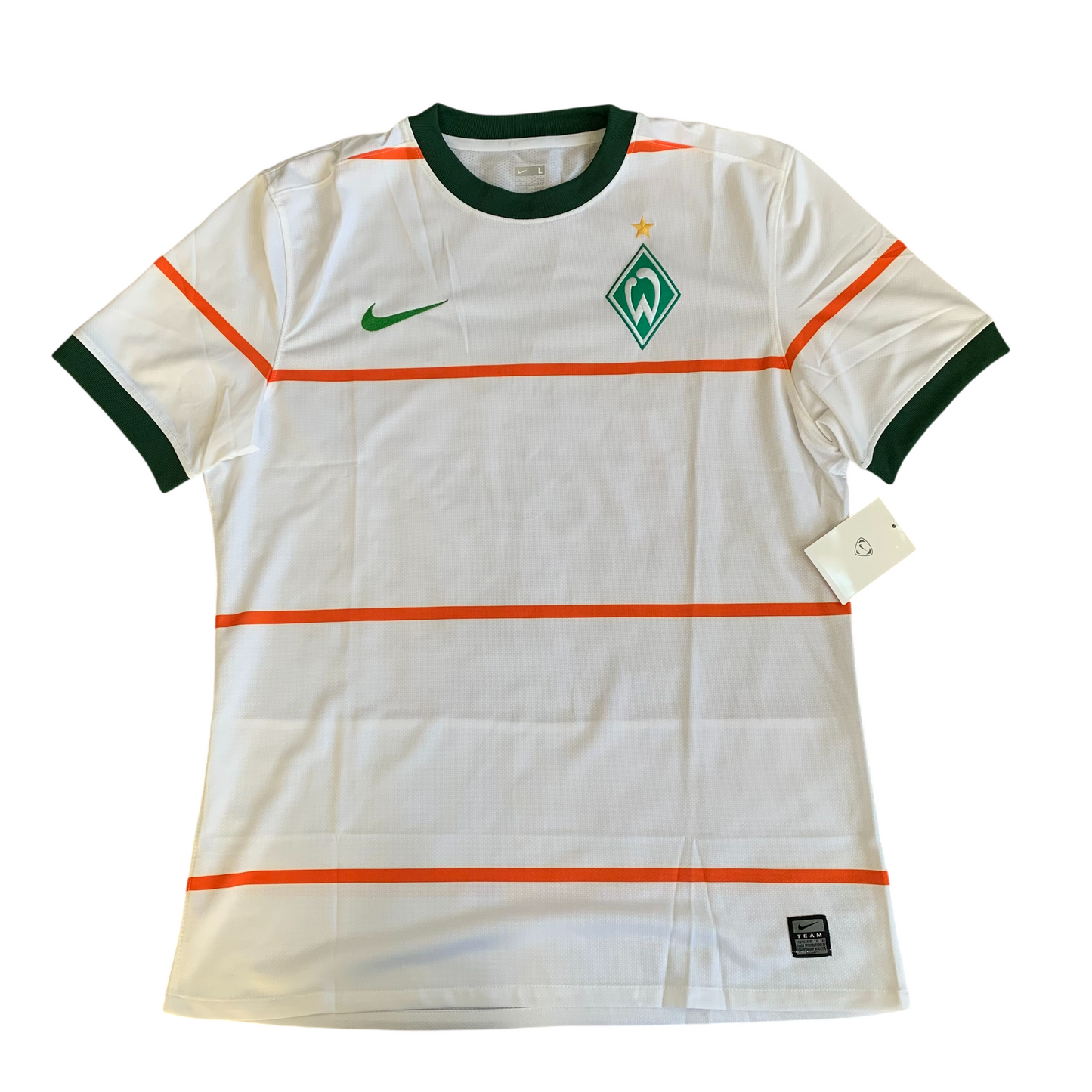 Werder Bremen Trikot 2009/10 Auswärts Spielerversion Rohling (L) Nike