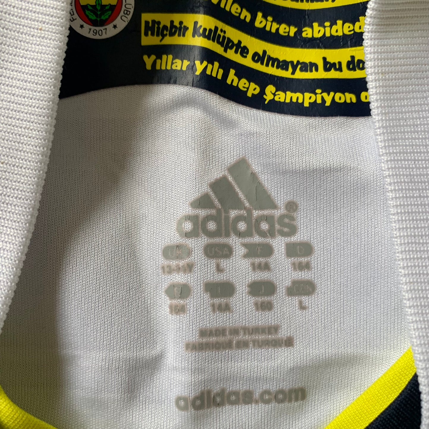 Fenerbahce Trikot 2010/11 Auswärts Tanyel #9 (164) Adidas
