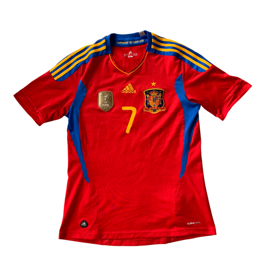 Spanien Trikot WM 2010 Heim David Villa #7 (M) Adidas