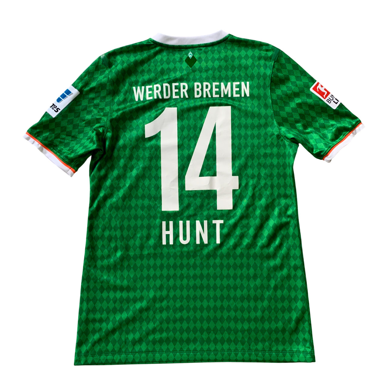 Werder Bremen Trikot 2013/14 Heim 'match prepared' Hunt #14 (L) Nike