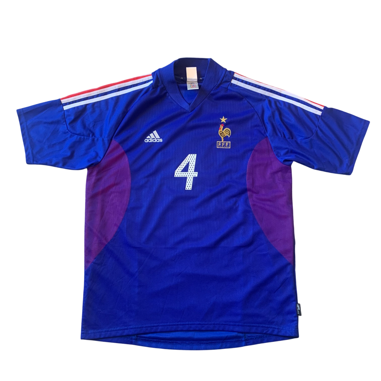 Frankreich Trikot WM 2002 Heim #4 (L) Adidas