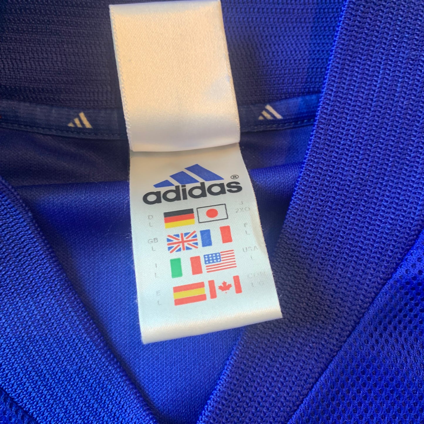 Frankreich Trikot WM 2002 Heim #4 (L) Adidas