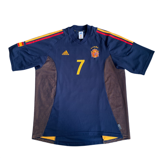 Spanien Trikot EM 2002 Auswärts Raul #7 (XL) Adidas