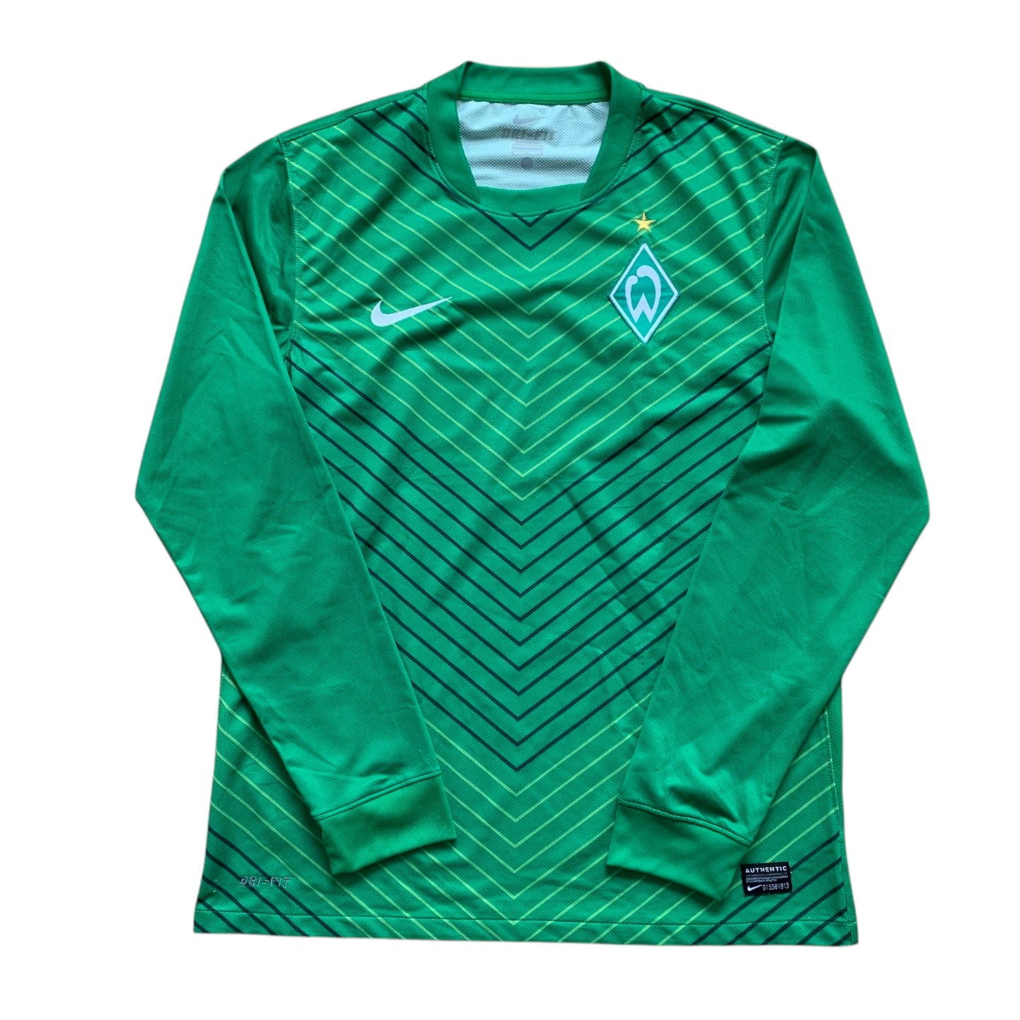 Werder Bremen Trikot 2011/12 Heim Langarm Rohling (M) Nike