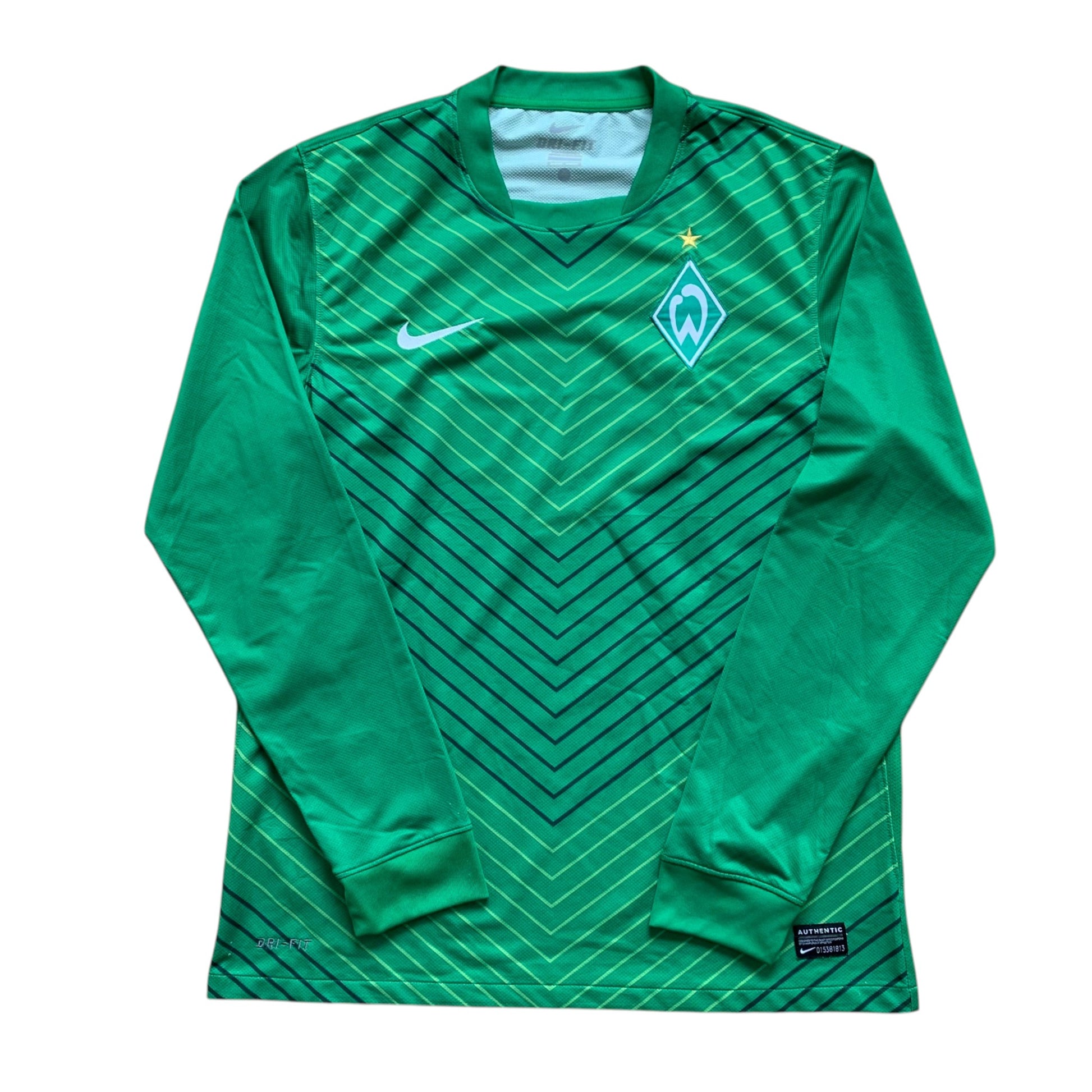Werder Bremen Trikot 2011/12 Heim Langarm Rohling (M) Nike