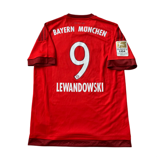 FC Bayern München Trikot 2015/16 Heim Lewandowski #9 (L) Adidas