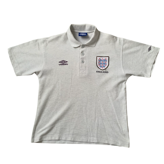 England Polo Shirt 90s (S) Umbro
