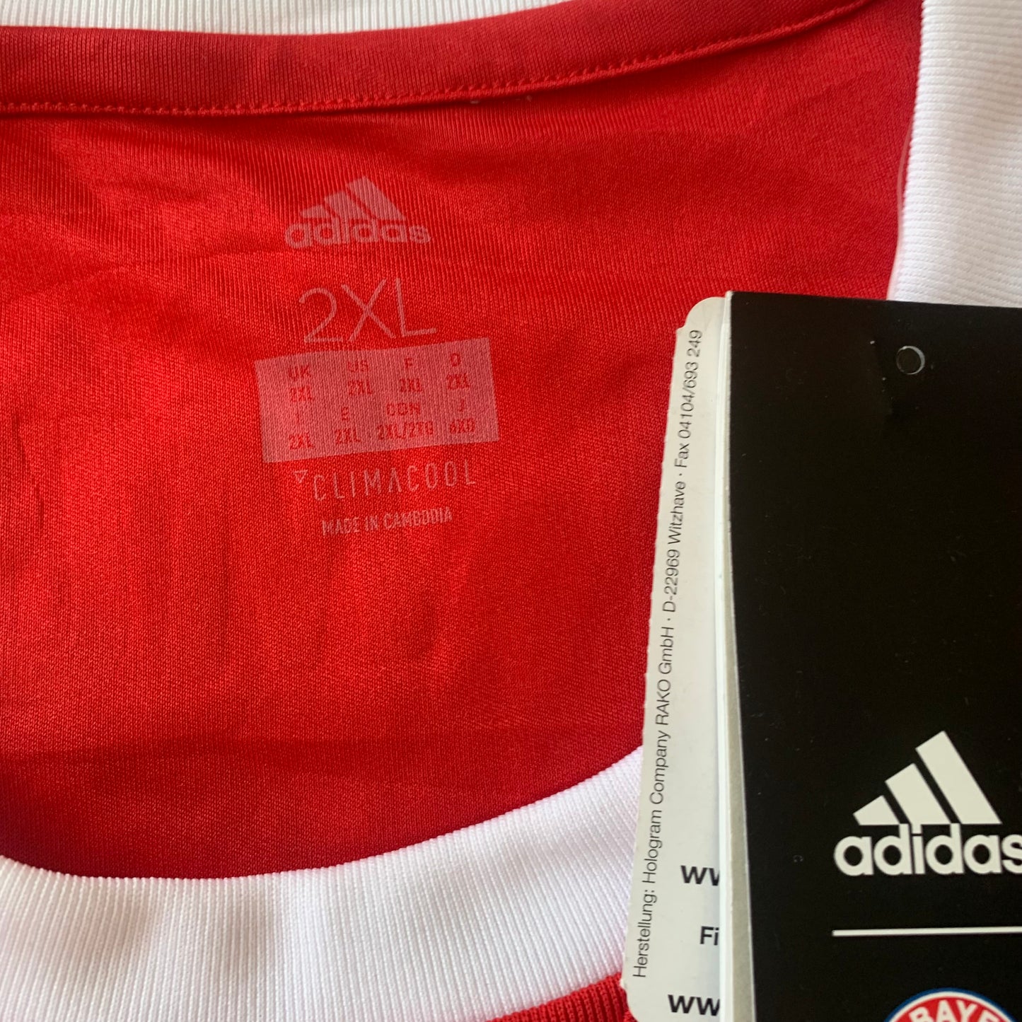 FC Bayern München Trikot 2017/18 Heim (XXL) Adidas