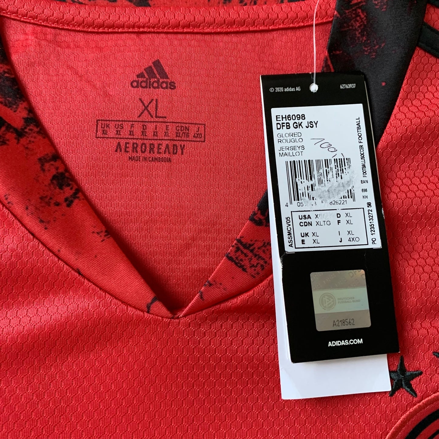 DFB Deutschland Trikot 2020 Torwart (XL) Adidas