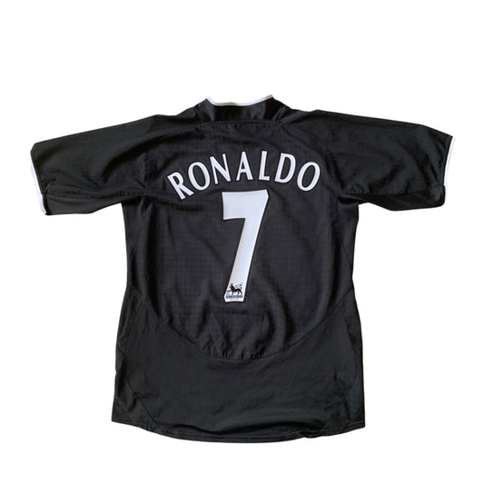 Manchester United Trikot 2003/04 Auswärts Ronaldo #7 (L) Nike