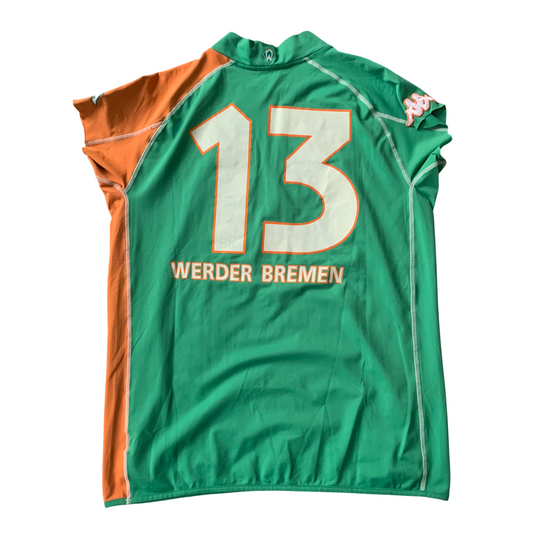 Werder Bremen Trikot 2005/06 Heim #13 matchworn (XL) Kappa