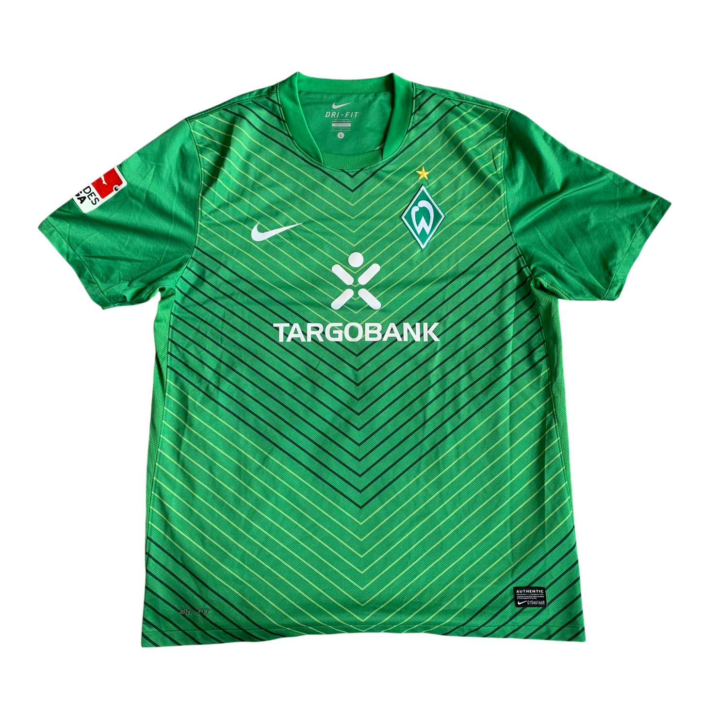 Werder Bremen Trikot 2011/12 Heim Hunt #14 (L) Nike