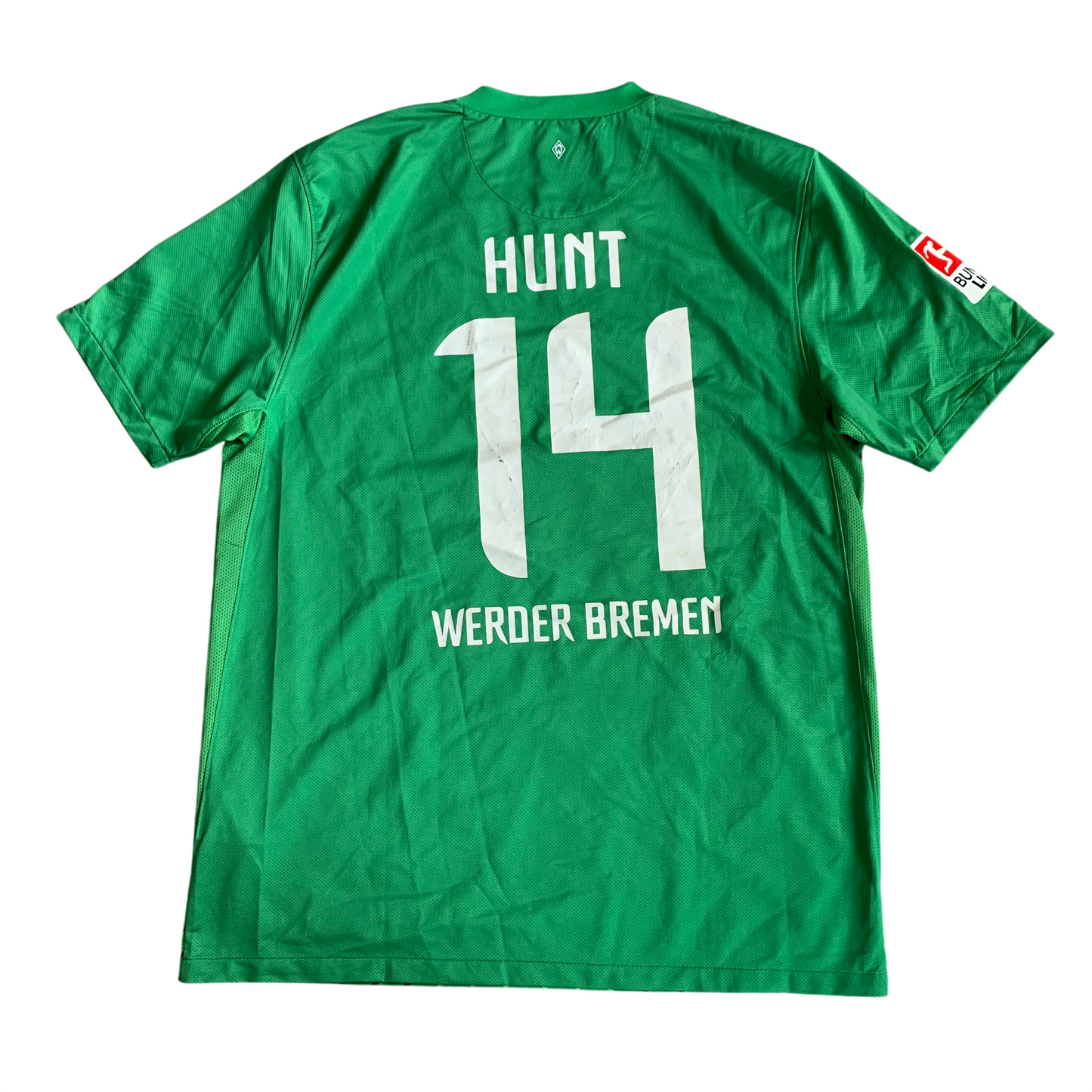 Werder Bremen Trikot 2011/12 Heim Hunt #14 (L) Nike