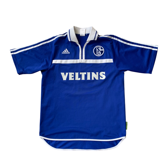 FC Schalke 04 Trikot 2000/01 Heim Spielerversion Sand #11 (M) Adidas