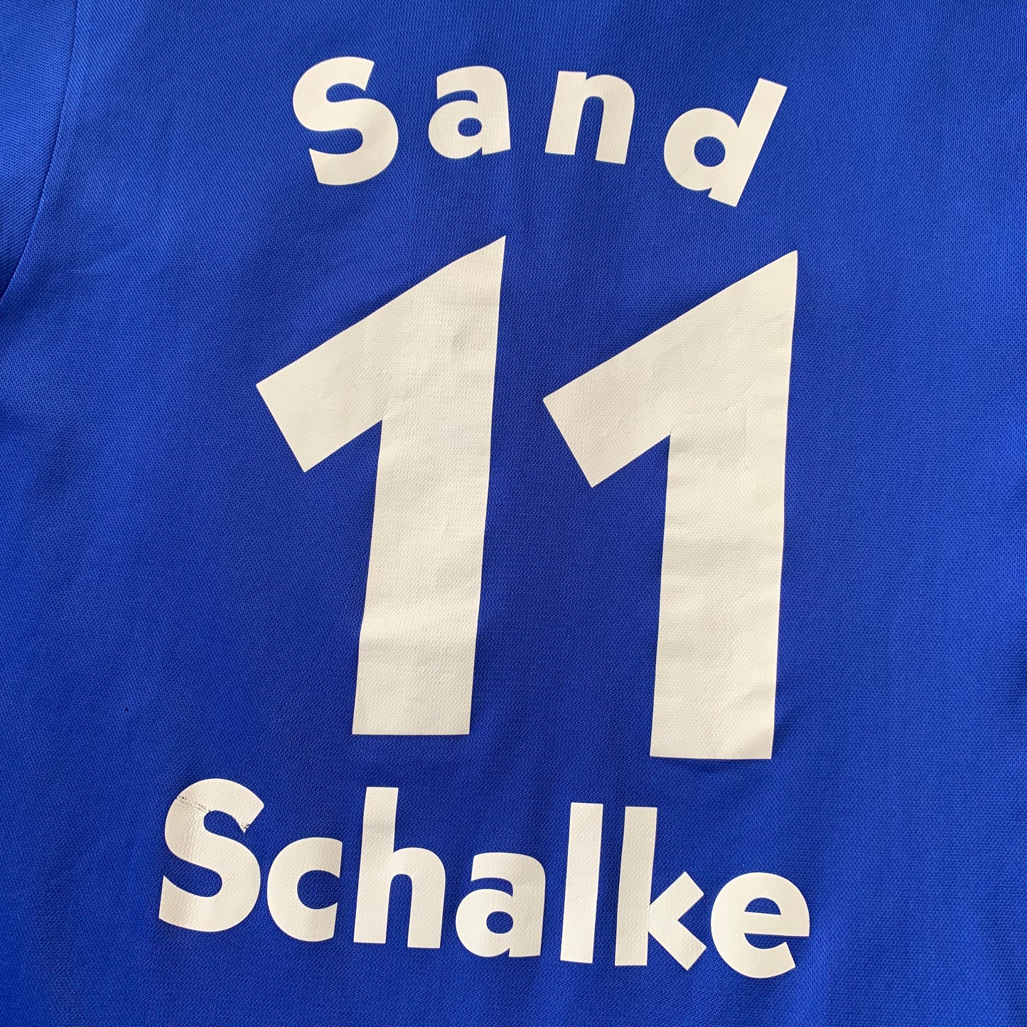 FC Schalke 04 Trikot 2000/01 Heim Spielerversion Sand #11 (M) Adidas