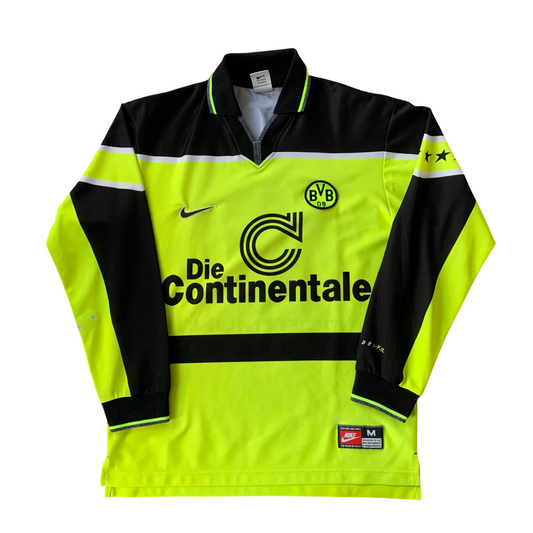 Borussia Dortmund Trikot 1997/98 Heim Langarm Zorc #8 (M) Nike