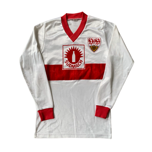 VfB Stuttgart Trainingsshirt 1987-88 (S) Rhoa-Sport