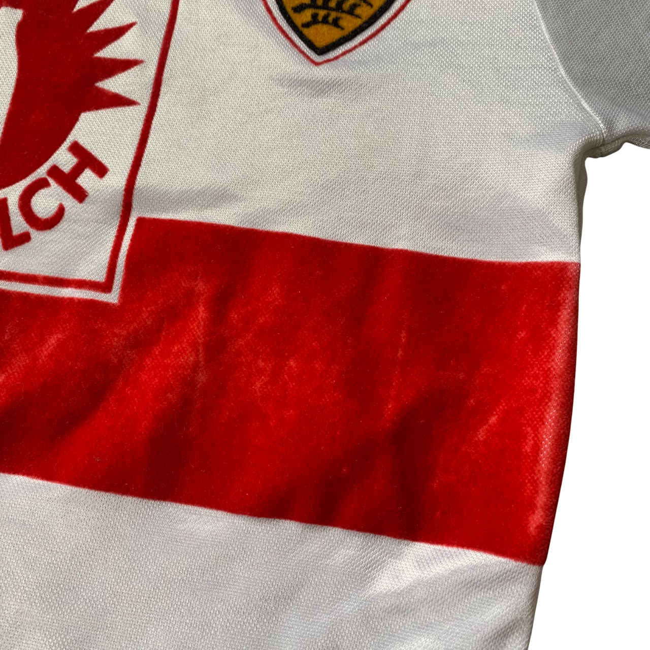 VfB Stuttgart Trainingsshirt 1987-88 (S) Rhoa-Sport