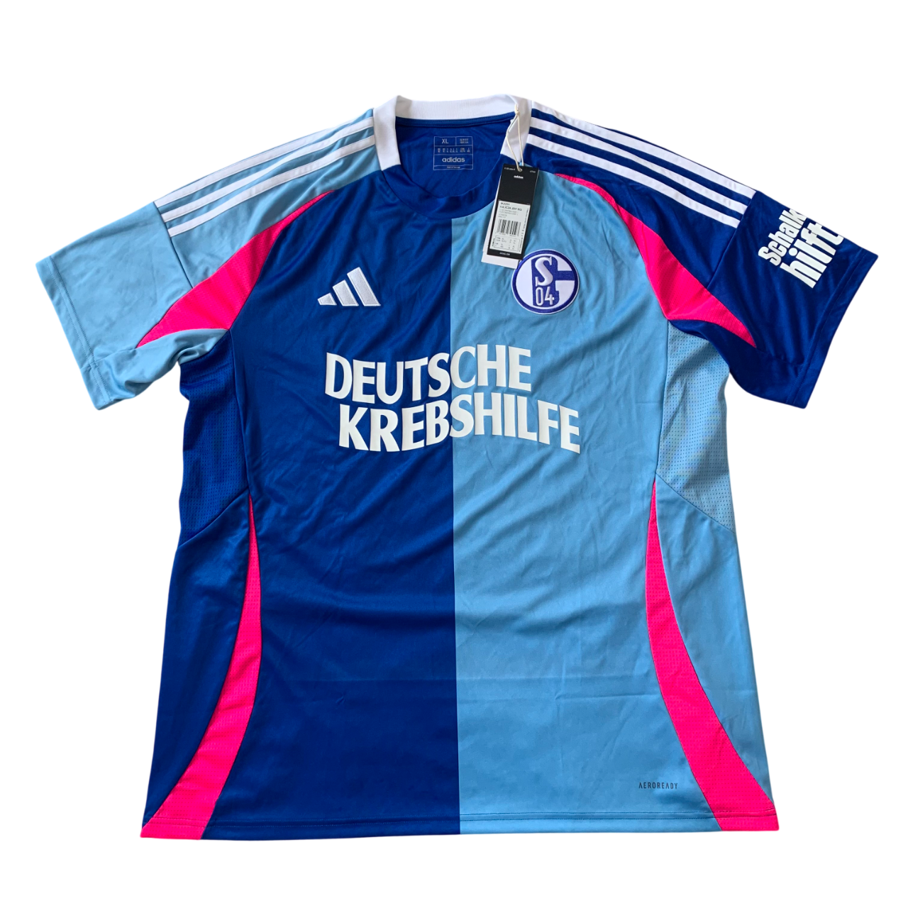 FC Schalke 04 Trikot 2024/25 Deutsche Krebshilfe (XL) Adidas