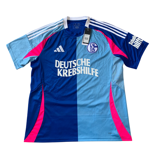 FC Schalke 04 Trikot 2024/25 Deutsche Krebshilfe (XL) Adidas