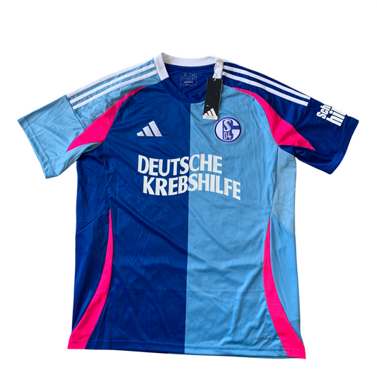 FC Schalke 04 Trikot 2025/26 Deutsche Krebshilfe (XL) Adidas