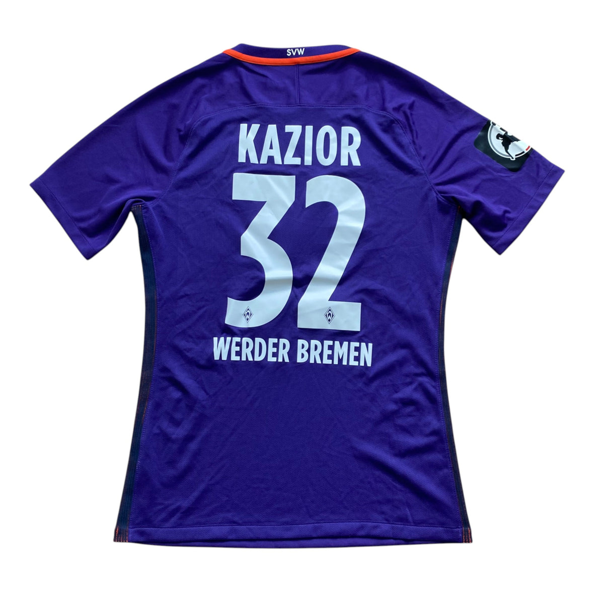 Werder Bremen Trikot 2016/17 Auswärts matchworn Kazior #32 (L) Nike