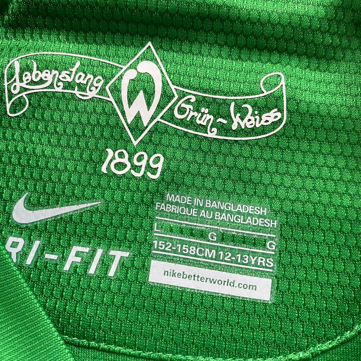 Werder Bremen Trikot 2012/13 Heim (152-158) Nike