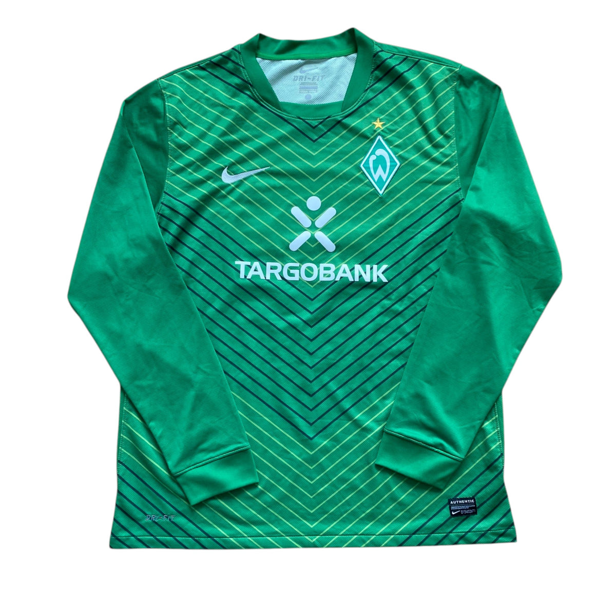 Werder Bremen Trikot 2011/12 Heim Langarm #19 (L) Nike