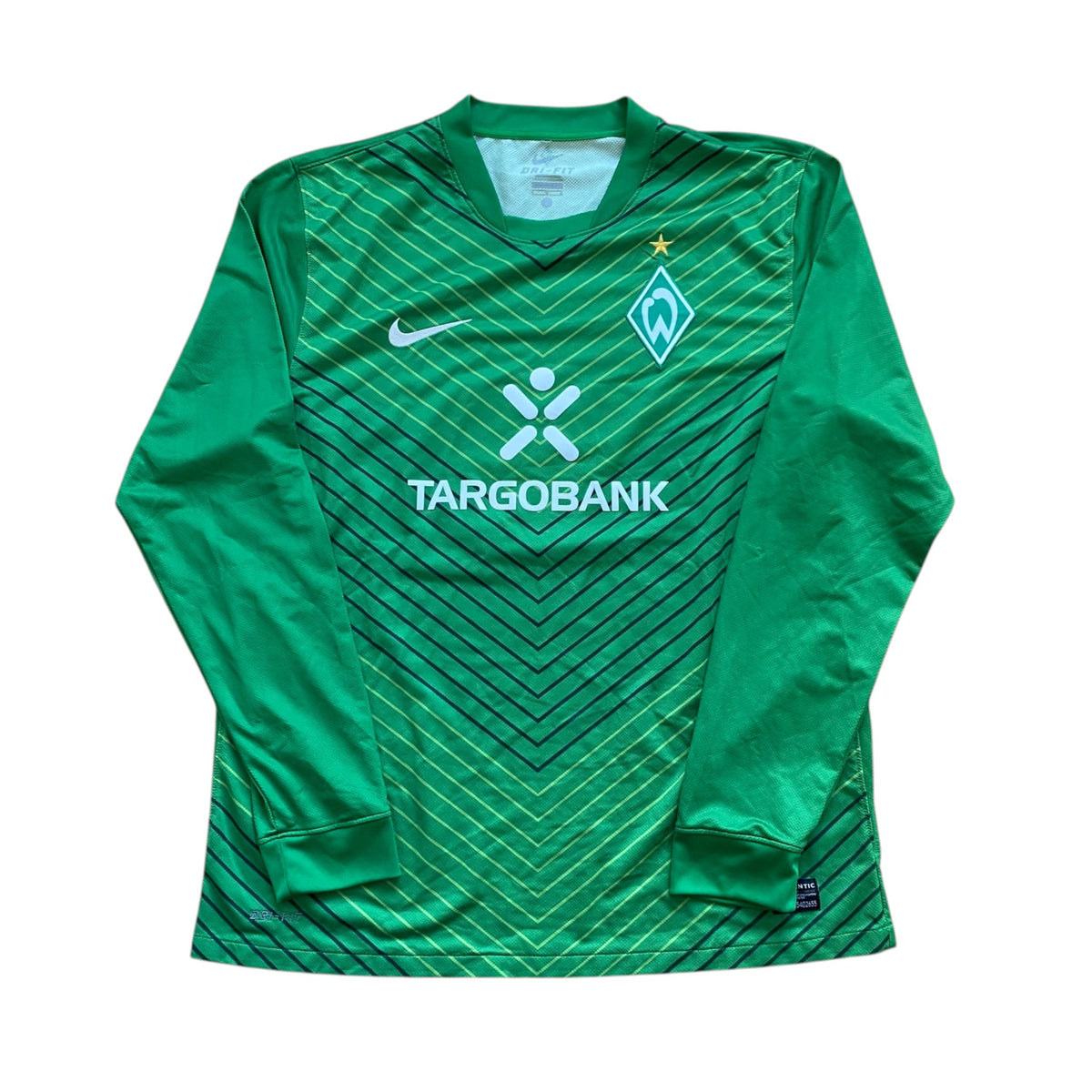 Werder Bremen Trikot 2011/12 Heim Langarm #9 (L) Nike