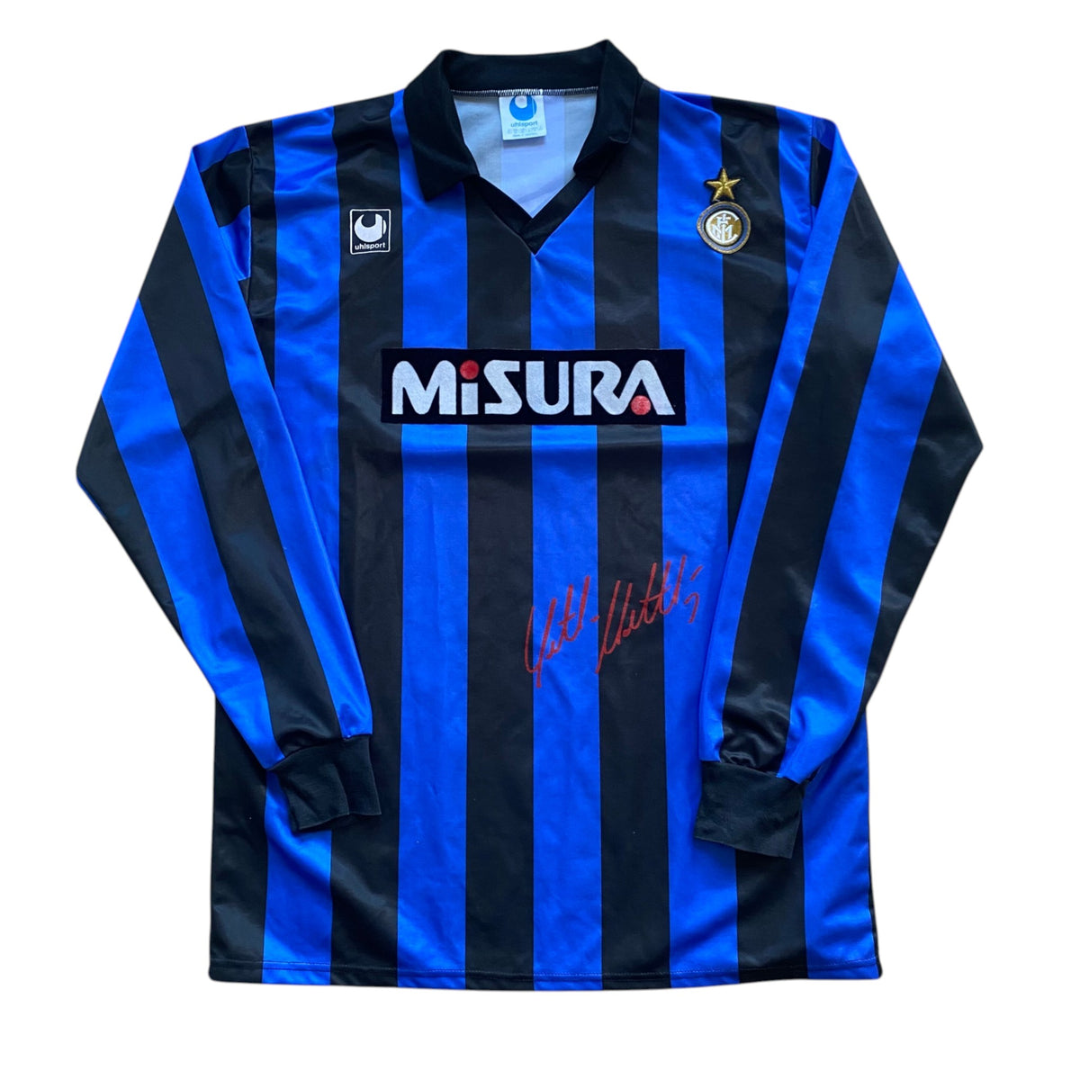 Inter Mailand Trikot 1990/91 Heim Langarm #10 (XL) Uhlsport