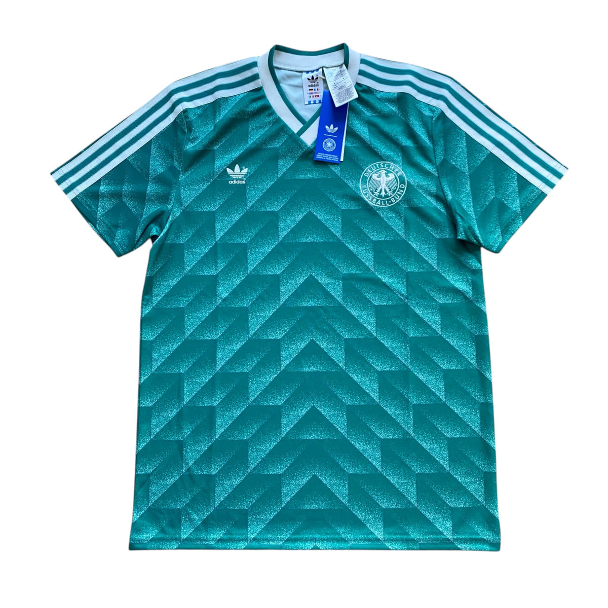 DFB Deutschland Trikot WM 1990 Auswärts Reissue (S-XXL) Adidas