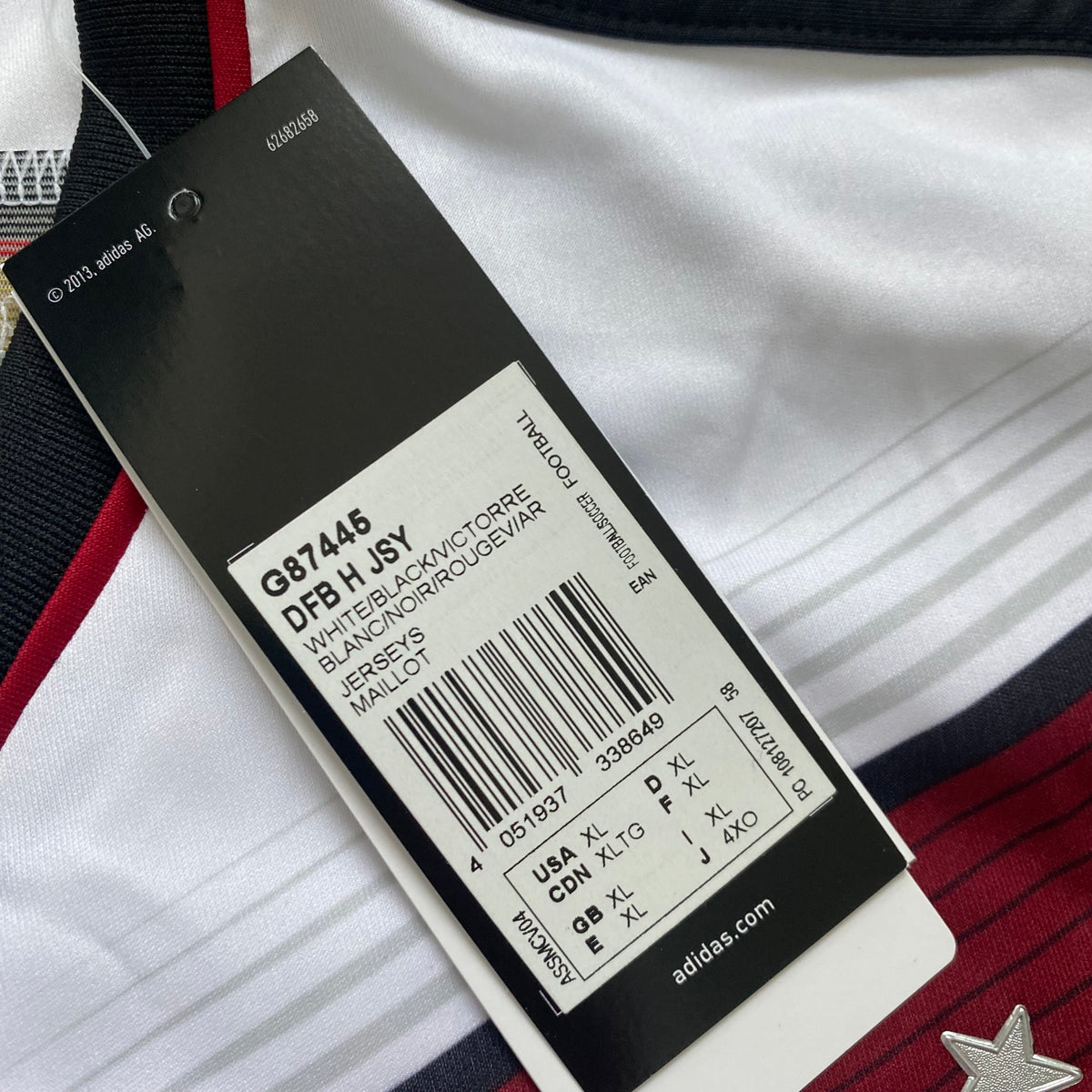 DFB Deutschland Trikot WM 2014 Heim Schweinsteiger #7 (XL) Adidas