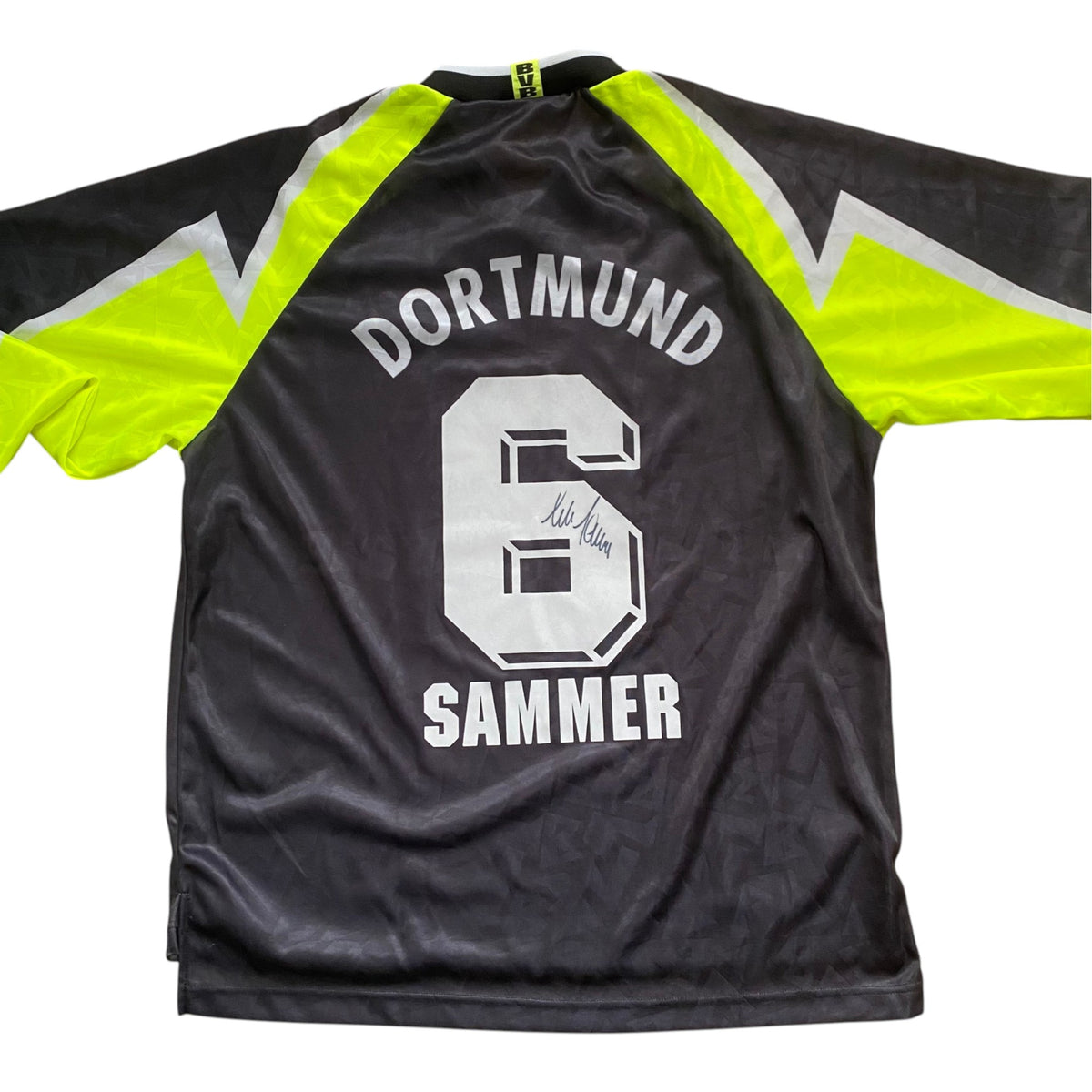 Borussia Dortmund Trikot 1995/96 Auswärts Langarm Sammer #6 (XL) Nike