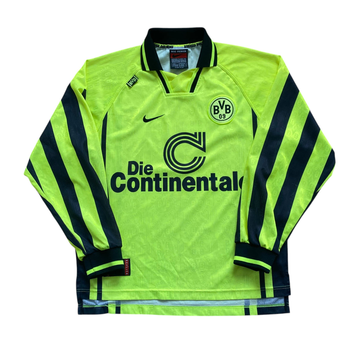 Borussia Dortmund Trikot 1996/97 Heim Langarm (L) Nike