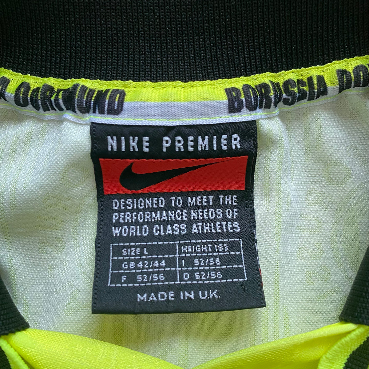 Borussia Dortmund Trikot 1996/97 Heim Langarm (L) Nike